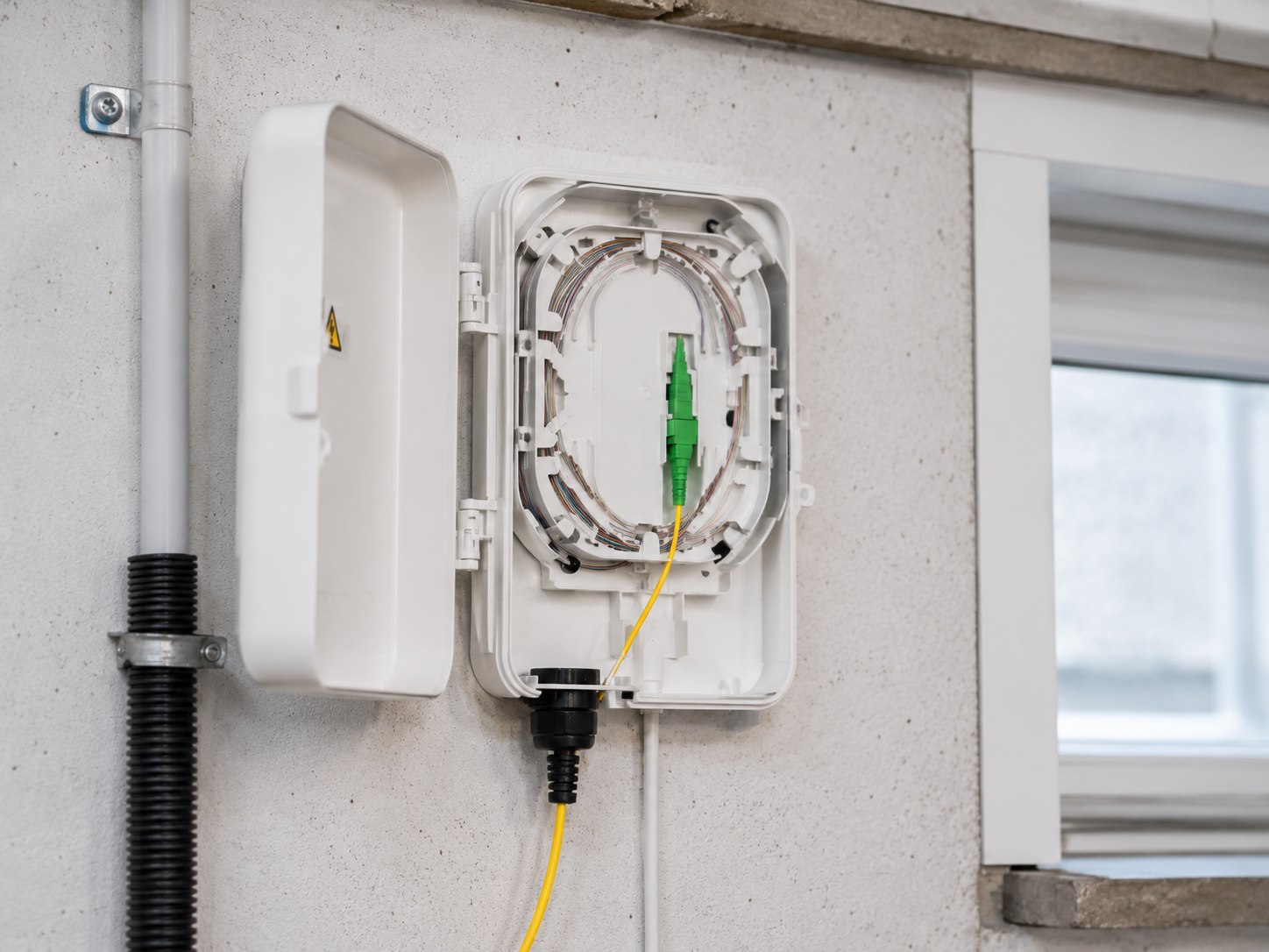 FTTH-Glasfaser-Hausanschlussverteiler